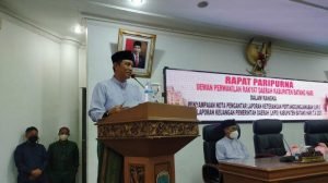 Bupati MFA Hadiri Rapat Paripurna DPRD Batanghari