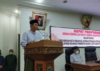 Bupati MFA Hadiri Rapat Paripurna DPRD Batanghari