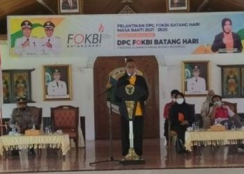 Hadiri Pelantikan DPC Fokbi, Wabup Bakhtiar: Semoga Ke Depan Membuat Batanghari Bangga