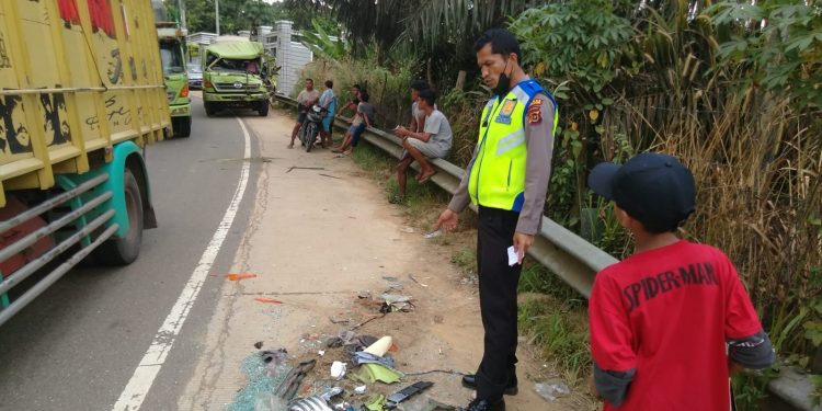 Tiga Mobil Truk Tabrakan Beruntun di Merlung, Berikut Keterangan Kasatlantas