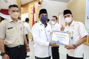 Bupati Tanjungjabung Barat Buka Launching SPPT PBB-P2 Tahun 2022