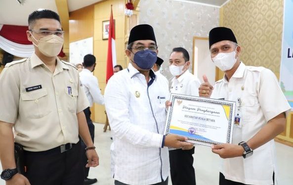 Bupati Tanjungjabung Barat Buka Launching SPPT PBB-P2 Tahun 2022