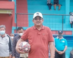 Bupati Tanjungjabung Barat Buka Pertandingan Sepak Bola OPD CUP Tahun 2022