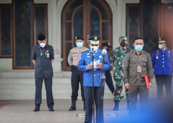 Bupati Tanjungjabung Barat Pimpin Upacara HUT Damkar ke 103 Tahun 2022