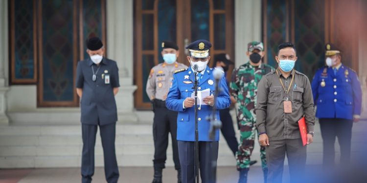 Bupati Tanjungjabung Barat Pimpin Upacara HUT Damkar ke 103 Tahun 2022