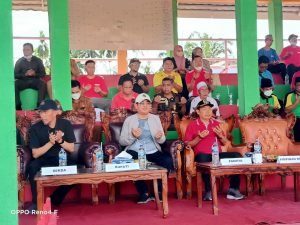 Dukung Penuh Event Olahraga Mandiri, Bupati Tanjungjabung Barat Hadir Buka Turnamen Sepakbola