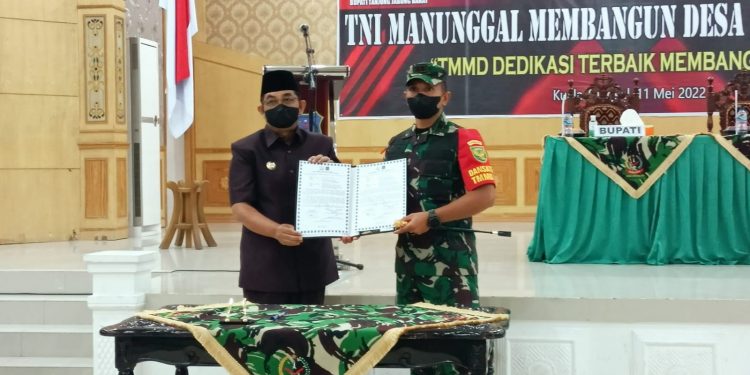 Bupati Tanjungjabung Barat Buka Upacara TMMD KE 113