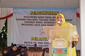 Bupati Muarojambi Menghadiri Pengukuhan Adat 8 orang kepala Desa Kecamatan Sungai Gelam