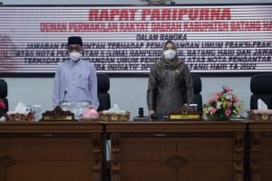 Hadiri Rapat Paripurna, Wabup Bakhtiar: Pimpinan dan Jajaran OPD Harus Langsung dalam Pembahasan Ranperda