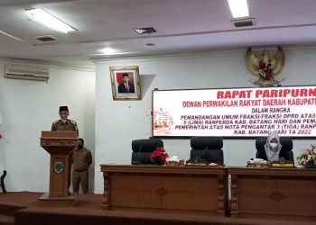 Hadiri Rapat Paripurna, H Bakhtiar: Evaluasi Kinerja Kepala OPD yang Tidak Hadir Rapat