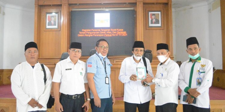 Penandatanganan Surat Kuasa Terkait Pengumpulan Zakat, Infaq, dan Sedekah