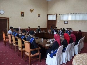 Edi Purwanto Terima Audiensi Peserta Duta Bahasa, Kita Dukung Milenial Kita Untuk Berprestasi