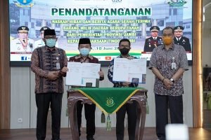Al Haris Hibahkan Aset Tanah Pemprov Jambi untuk Kejaksaan