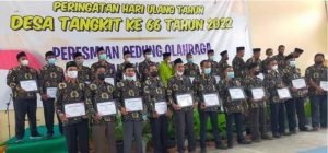 Anggota DPRD Muarojambi Aidi Hatta dan Ali Mustika Hadiri Harlah Desa Tangkit Ke 66 Dan Peresmian GOR Tangkit Emas