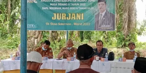 Ketua Komisi II DPRD Muaro Jambi Reses ke Desa Sekernan