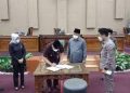 Sidang Paripurna Dua Ranperda Disahkan Jadi Peraturan Daerah yang digelar oleh DPRD Kota Jambi