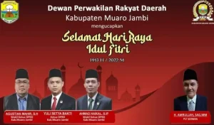DPRD Muaro Jambi Ucapkan Selamat Hari Raya Idul Fitri 1443 H
