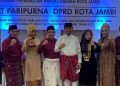 Ketua DPRD Provinsi Jambi Hadiri Paripurna HUT Kota Jambi