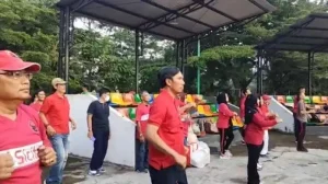 Ketua DPRD Edi Purwanto: Peserta Senam Cinta Tanah Air Pecahkan Rekor MURI