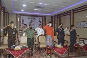 Pj Bupati Muarojambi Bachyuni Deliansyah Mengikuti Zoom Metting Peringatan Hari Pancasila Bersama Presiden