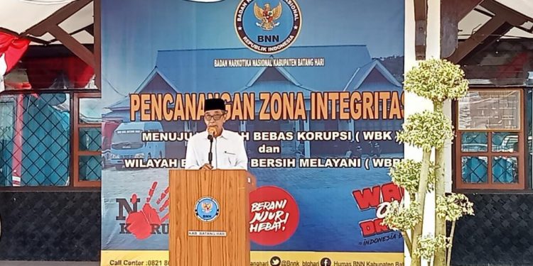 Wabup Batanghari Ajak Semua Stakeholder Terkait Bantu Penanganan Narkoba