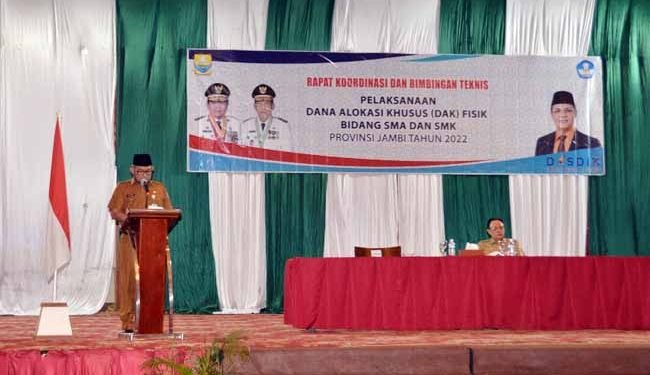 Sekda Sudirman Harap Program DAK Bidang Pendidikan Berjalan Lancar