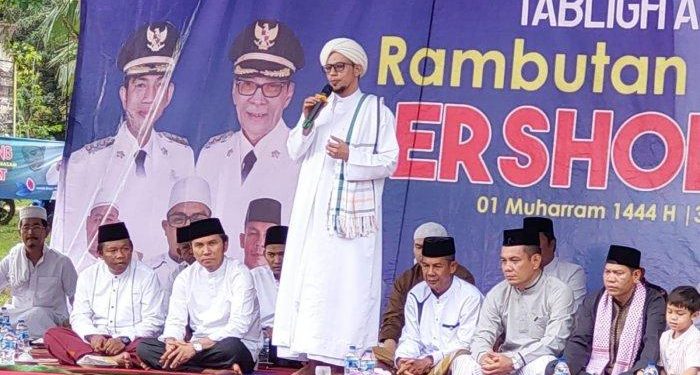 Anggota DPRD Provinsi Jambi Akmaludin Hadiri Tablig Akbar Peringati 1 Muharram 1444 H
