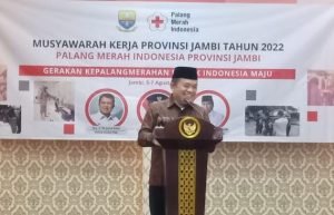Al Haris Buka Musyawarah Kerja PMI Provinsi Jambi Tahun 2022