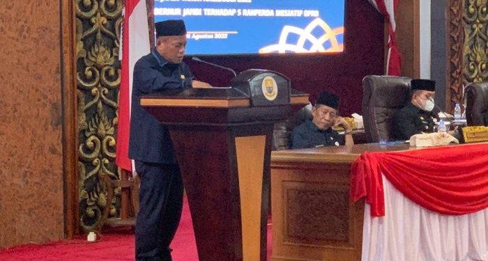 Fraksi PKB DPRD Provinsi Jambi Sampaikan Pandangan Umum Ranperda Pengelolaan Keuangan