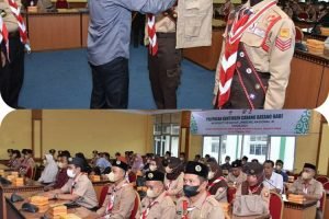 Wakili Bupati, M Rifa’i Lepas Kontingen Pramuka Cabang Batanghari Ke Cibubur