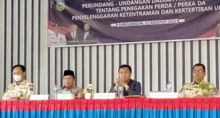 Komisi I DPRD Provinsi Jambi Hadiri Sosialisasi dan Penyuluhan Perda dan Perkada di Sarolangun