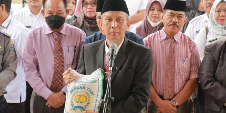 Pemerintah Kabupaten Tanjungjabung Barat Mengikuti Apel Siaga Gerakan Serentak Pembelian Beras Lokal