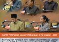 DPRD Tanjungjabung Timur Menyetujui Nota Kesepakatan KUA-PPAS P-APBD Anggaran 2022