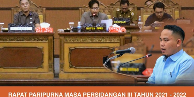 Penyampaian Laporan Banggar DPRD Terhadap Laporan Rancangan Perubahan KUA dan PPAS Tahun Anggaran 2022