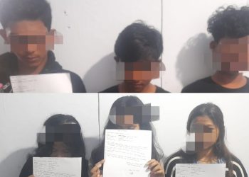 Pelaku Pemeras Petugas Linmas, Habis Diamuk Massa