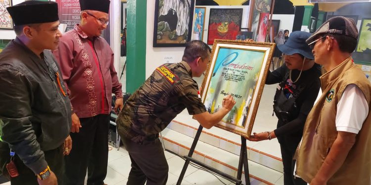 Seniman Merangin Gelar Geopark Manifesto Art dan Rukam Merangin