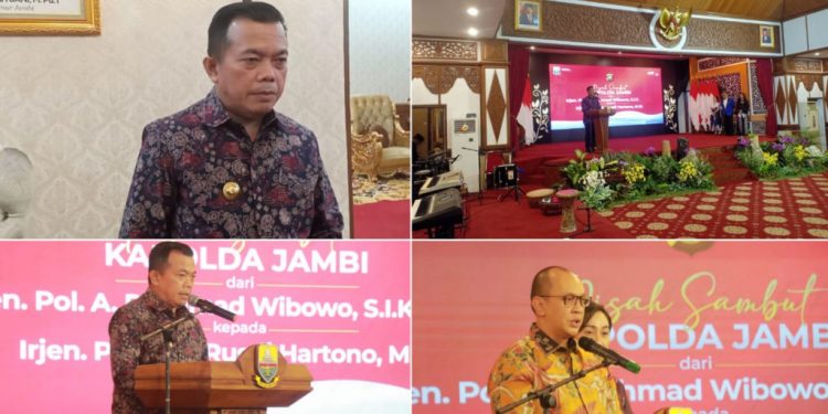 Al Haris Hadiri Pisah Sambut Kapolda Jambi