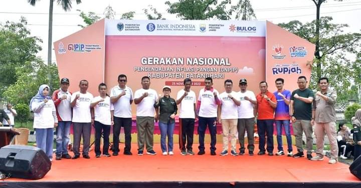 Wakili Bupati Batanghari Buka Giat GNPIP, M Azan: Setiap OPD Bisa Lakukan Pemetaan Penyebab Inflansi