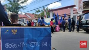 Massa Partai Prima Demo Kpu Sulsel, Desak Audit Penyelenggara Pemilu