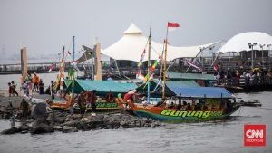 Gelombang Tinggi Sempat Terjadi Di Ancol, Air Maritim Tumpah Ke Darat