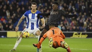 Hasil Liga Inggris: Drama Panas 6 Gol, Arsenal Kalahkan Brighton