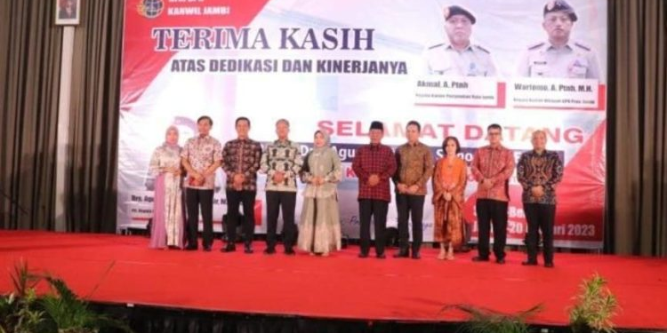 ketua DPRD Edi Purwanto Hadiri Pisah Sambut Kepala BPN Provinsi Jambi