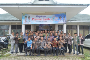 Sekretaris Daerah (Sekda) Menghadiri Kegiatan Pemilihan Forum Kepala Desa Muarojambi