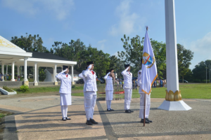 Pemkab Muarojambi Melaksanakan Upacara HUT-66 Provinsi Jambi