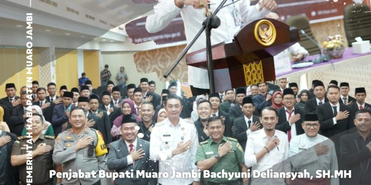 Penjabat Bupati Bachyuni Deliansyah, SH.MH Pelantikan Anggota PPK Kabupaten Muarojambi