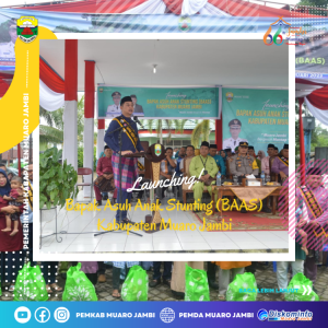 PJ Bupati Muarojambi Launching Bapak Asuh Anak Stunting (BAAS) Kabupaten Muarojambi