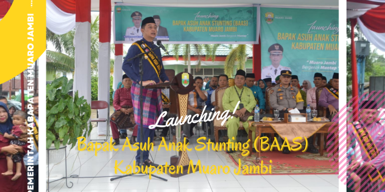PJ Bupati Muarojambi Launching Bapak Asuh Anak Stunting (BAAS) Kabupaten Muarojambi