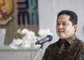 Blusukan Ke Pasar Di Riau, Jokowi Sebut Erick Thohir Menteri Andalan
