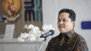 Blusukan Ke Pasar Di Riau, Jokowi Sebut Erick Thohir Menteri Andalan