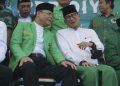 Kenakan Sarung Hijau, Sandiaga Hadiri Silaturahmi Akbar Ppp Di Yogya